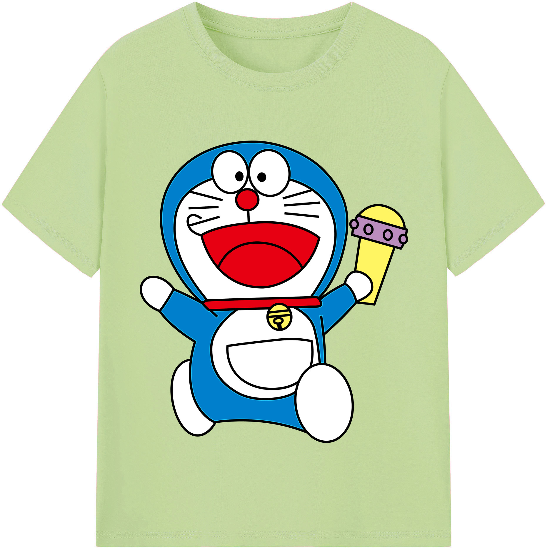 （画像用） ドラえもん Doraemon 綿100％半袖Tシャツ（フロントプリント）